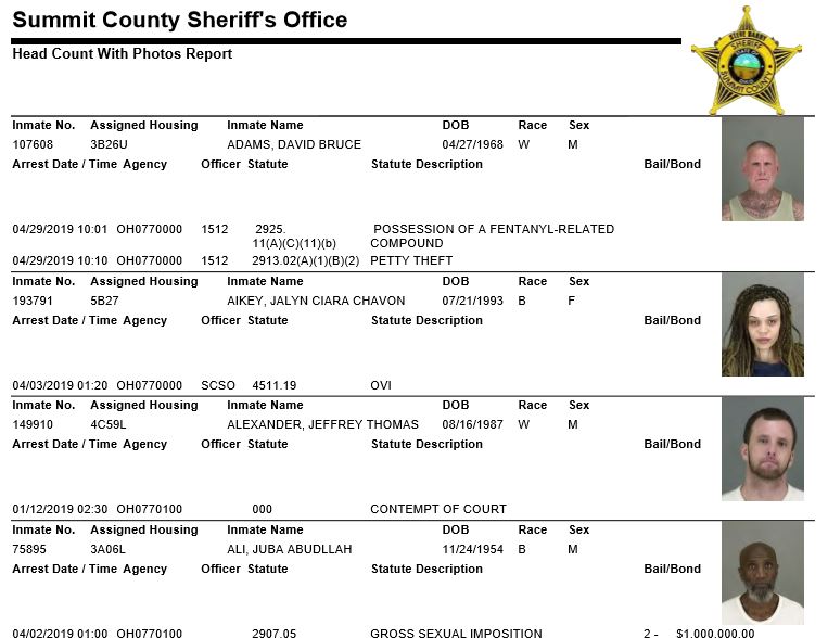 wi jail roster